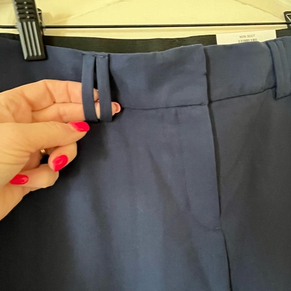 INC Navy Boot Leg Mid Rise Pants Trousers Women’s Size 10 - Picture 5 of 15